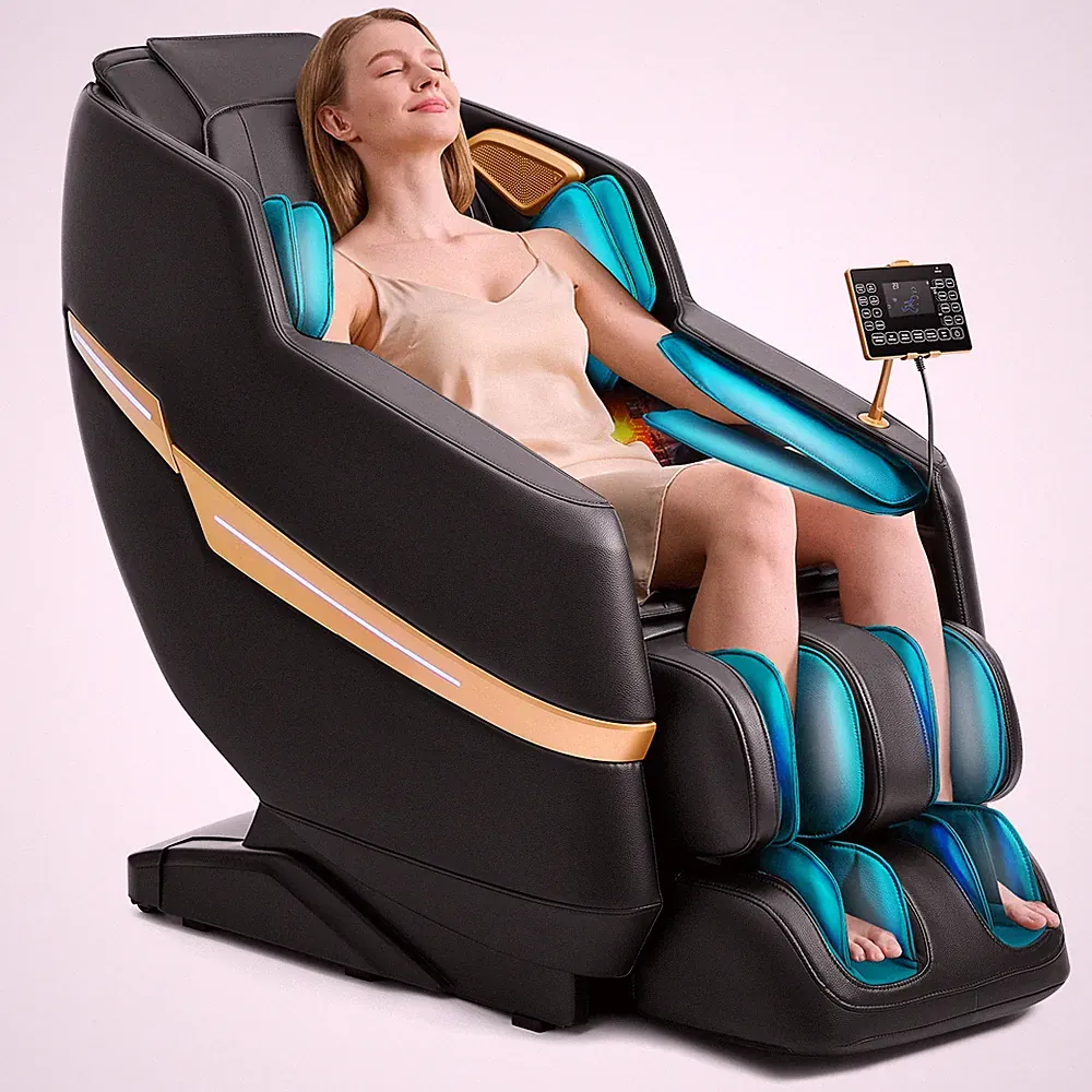 Zero Gravity Full Body Recliner Massage Chair 8 Points, Shiatsu,Foot Roller,Heat